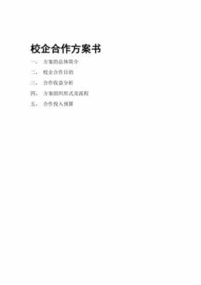 学校合作方案范本 学校合作企划方案模板-第3张图片-马瑞范文网