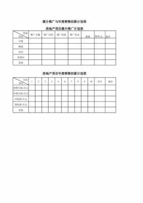 房地产项目回款表模板_地产回款计划表-第1张图片-马瑞范文网