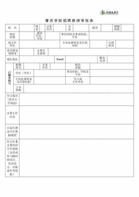 教师招聘表模板_招聘教师表格-第2张图片-马瑞范文网