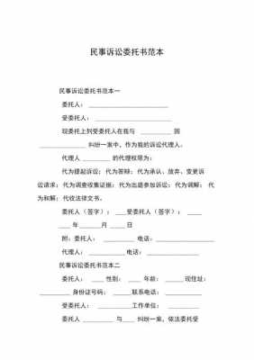  参加诉讼委托书模板「诉讼委托书模板个人」-第2张图片-马瑞范文网