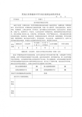 高三评价报告模板范文-高三评价报告模板-第1张图片-马瑞范文网