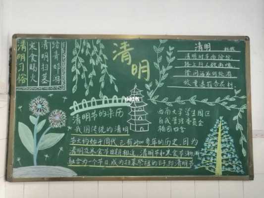 清明节板报边框-清明节板报设计模板-第2张图片-马瑞范文网