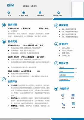 广东财经大学简历模板-第2张图片-马瑞范文网