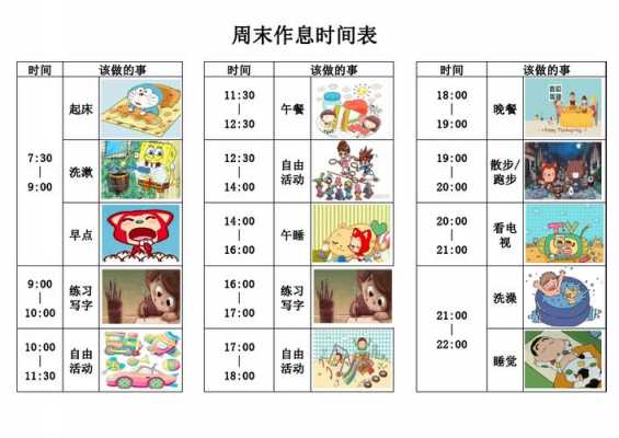 幼儿园托班作息时间表模板-第3张图片-马瑞范文网