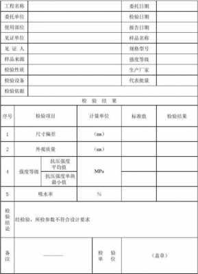 砖检测规范-砖厂检测验收报告模板-第3张图片-马瑞范文网