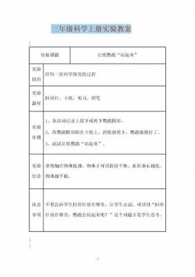 科学活动记录本 科学教案记录报的模板-第2张图片-马瑞范文网