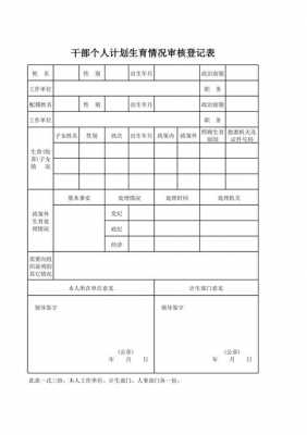 计生信息核查模板-第3张图片-马瑞范文网