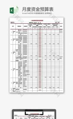 财务预算表格模板-第3张图片-马瑞范文网