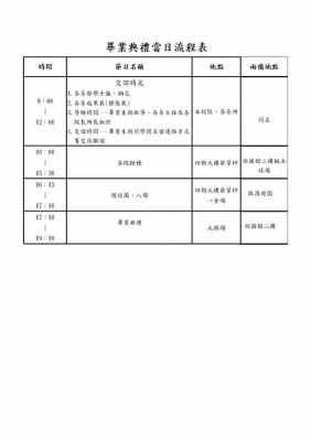 毕业典礼议程模板图片-第3张图片-马瑞范文网