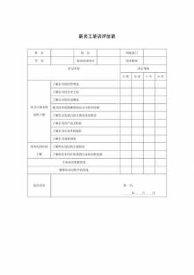 培训评估情况应该怎么填-人员培训评估档案模板-第3张图片-马瑞范文网