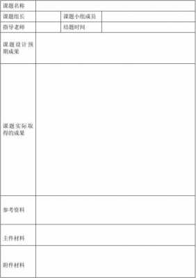  研究性报告表格模板「研究性报告表格模板下载」-第1张图片-马瑞范文网