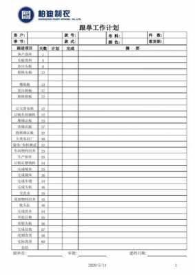  车间文员跟单表格模板「车间文员跟单表格模板怎么写」-第2张图片-马瑞范文网