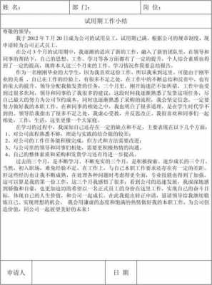 厨师试用期工作总结及转正申请 员工 厨师试用期合同模板-第3张图片-马瑞范文网