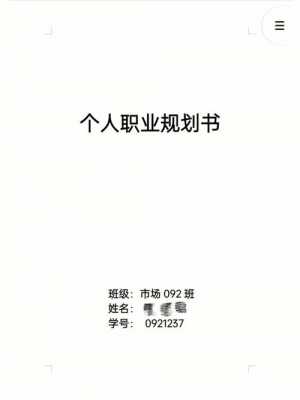  关于职业规划书模板「全国大学生职业规划书模板」-第3张图片-马瑞范文网