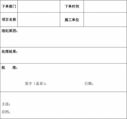 模具加工单格式-模具加工罚单模板-第1张图片-马瑞范文网