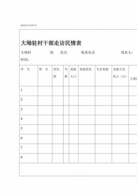 村务工作台账-村工作台账模板-第3张图片-马瑞范文网