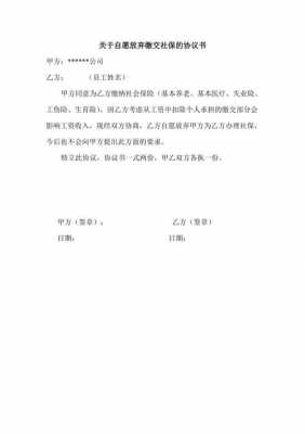  自愿放弃协议书模板「自愿放弃声明书」-第3张图片-马瑞范文网