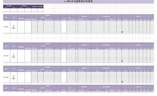 运营竞争报表模板-第3张图片-马瑞范文网