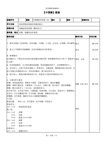 中国舞作业模板怎么写-中国舞作业模板-第3张图片-马瑞范文网