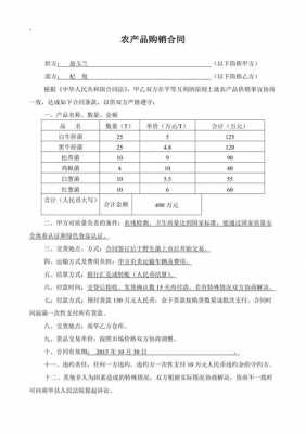 农产品购销协议模板_农产品购销协议模板下载-第3张图片-马瑞范文网