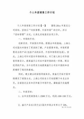  销售年度计划模板「2021销售年度计划书范文怎么写」-第3张图片-马瑞范文网