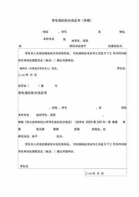 学生处分决定模板_学生处分决定模板怎么写-第2张图片-马瑞范文网