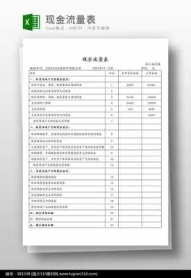 合并现金流量表模板下载-合并现金流量表模板-第2张图片-马瑞范文网