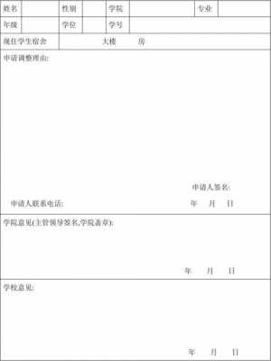  宿舍审批单模板「申请宿舍报告怎么写 范文」-第2张图片-马瑞范文网