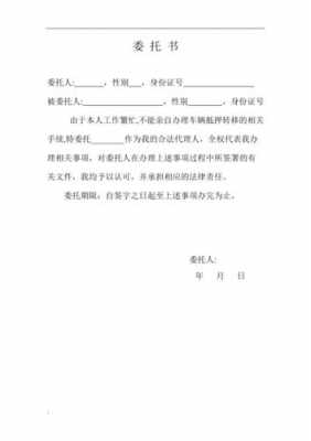 个人委托书免费模板_个人委托书模板范文-第3张图片-马瑞范文网