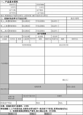 样品试产报告模板_产品试样是什么意思-第3张图片-马瑞范文网