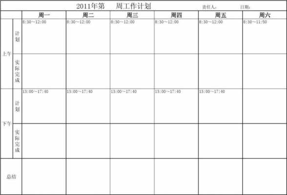 周计划怎么用 计划周时间模板-第2张图片-马瑞范文网