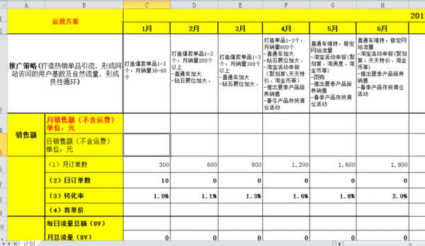 天猫品牌运营计划模板（天猫品牌运营计划怎么填写?）-第1张图片-马瑞范文网