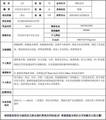  富士康简历模板「富士康简历怎么写」-第3张图片-马瑞范文网