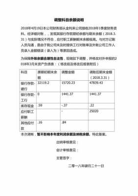 工程调账说明模板-第2张图片-马瑞范文网