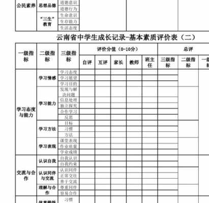 基础素养评价表模板（基础素养评价表模板下载）-第2张图片-马瑞范文网