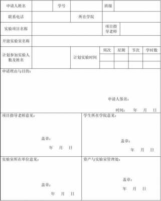  实验室参观申请单模板「参观实验室活动策划」-第3张图片-马瑞范文网