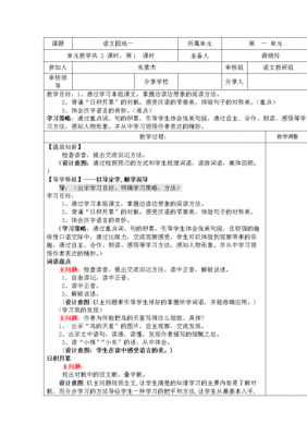 小学语文设计意图怎么写-第1张图片-马瑞范文网