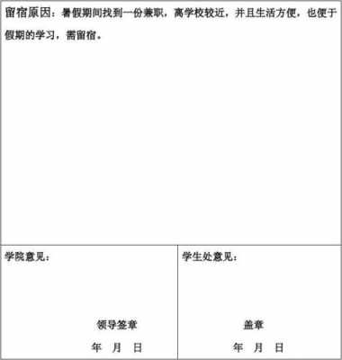 寒假留宿申请模板（寒假留宿申请模板范文）-第3张图片-马瑞范文网