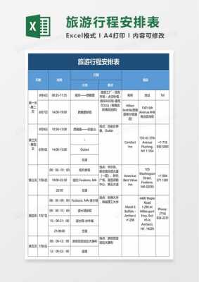 优秀的旅行社行程模板（旅行社的行程表）-第1张图片-马瑞范文网