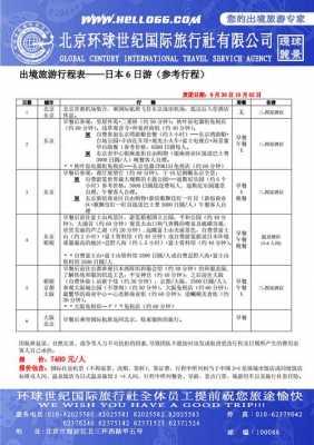 优秀的旅行社行程模板（旅行社的行程表）-第2张图片-马瑞范文网