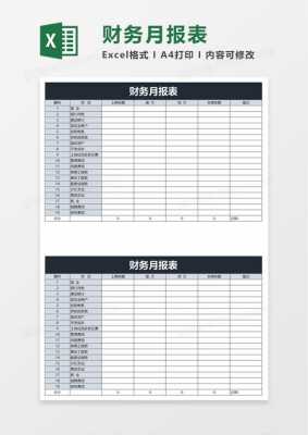 小学财务月报表模板（小学财务月报表模板图片）-第3张图片-马瑞范文网