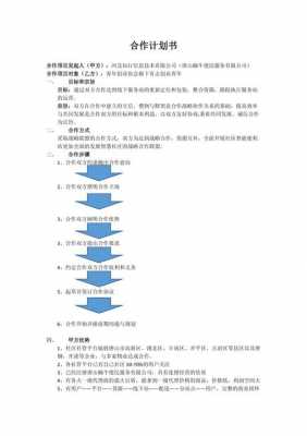 合作计划书模板（合作计划书模板图片）-第2张图片-马瑞范文网