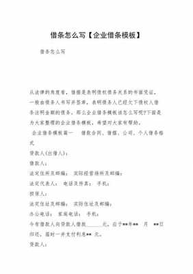  企业向政府借款模板「企业向政府借款模板怎么写」-第1张图片-马瑞范文网