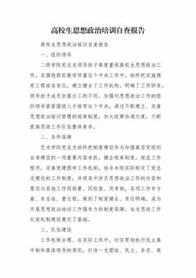 思想政治自查报告模板范文-第2张图片-马瑞范文网