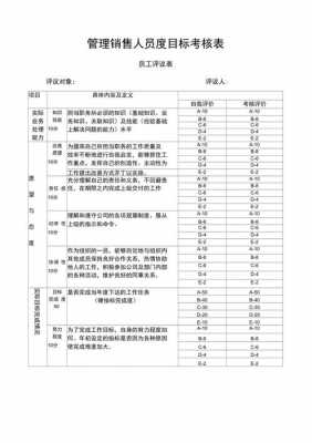 销售目标考核表模板（销售目标考核表模板怎么写）-第1张图片-马瑞范文网