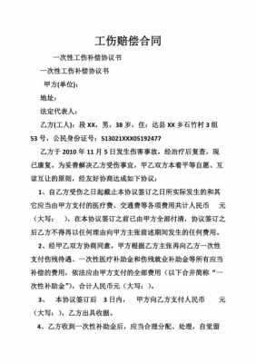  事故伤害协议模板「伤残事故协议书」-第1张图片-马瑞范文网