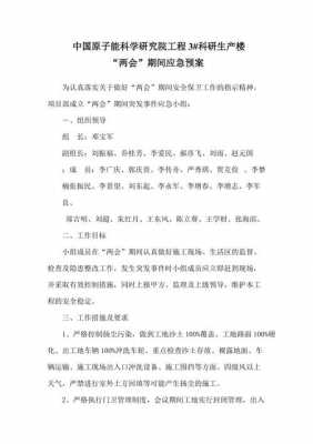 两会应急处置方案模板的简单介绍-第3张图片-马瑞范文网