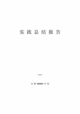  实践分析报告模板「实践报告分析总结」-第1张图片-马瑞范文网