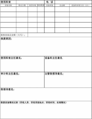  医疗设备报废模板「医疗设备报废模板怎么写」-第1张图片-马瑞范文网