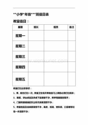 学校值日生表模板（学校值日生的职责是什么）-第2张图片-马瑞范文网